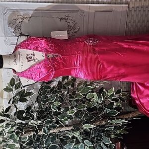 Cinderella NWT Fucshia Embellished Gown 12